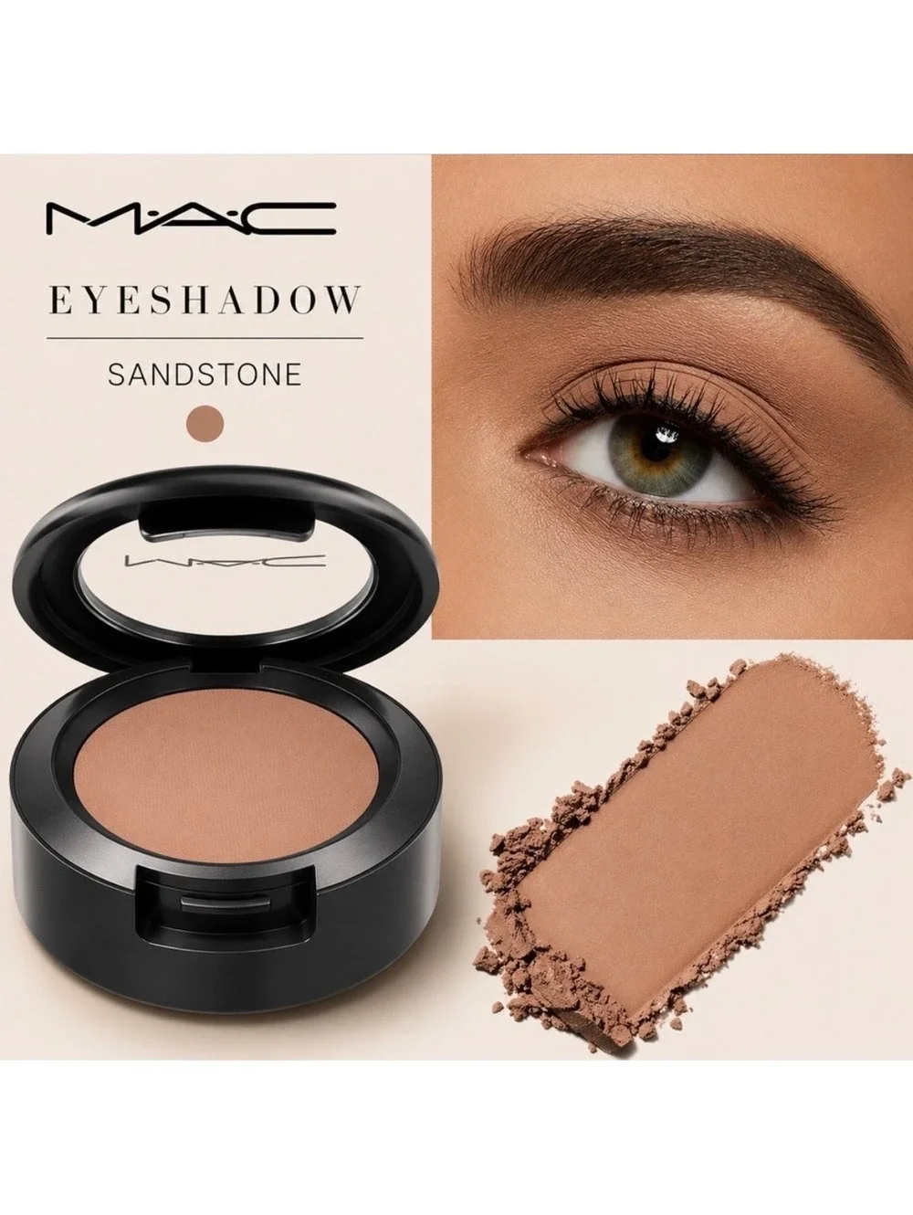 MAC Eye Combo • Matte Eyeshadow in Sandstone & Eye Kohl Pencil in Teddy • New